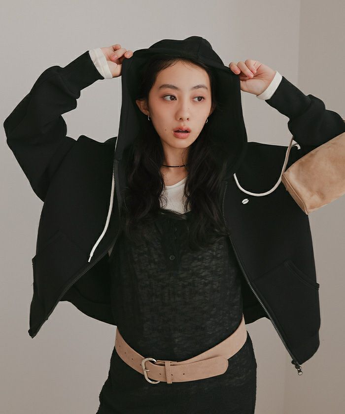 ダンボールダブルジップフードパーカー | titivate