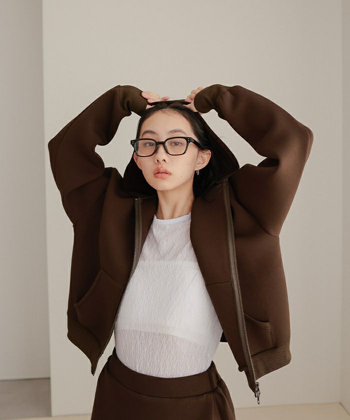 ダンボールダブルジップフードパーカー | titivate