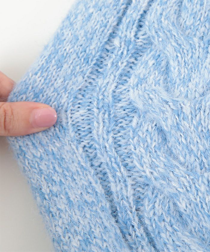 オーバーサイズケーブル編みニット【miette ミエット】 | titivate