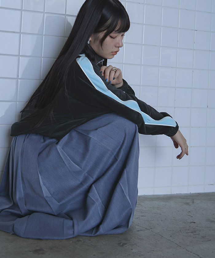 ハーフジップベロアプルオーバー【miette ミエット】 | titivate