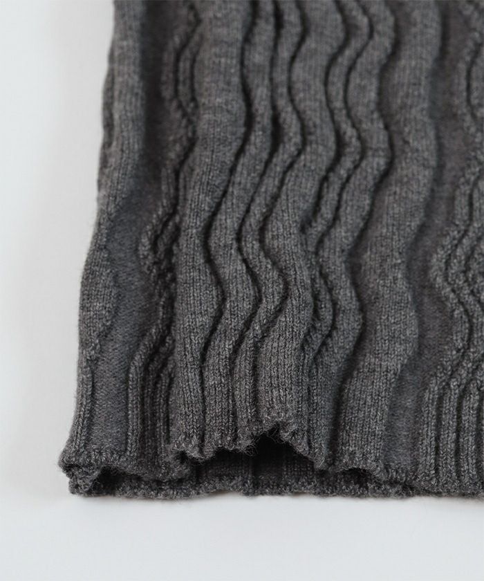 ジグザグリブ配色ニット【miette ミエット】 | titivate