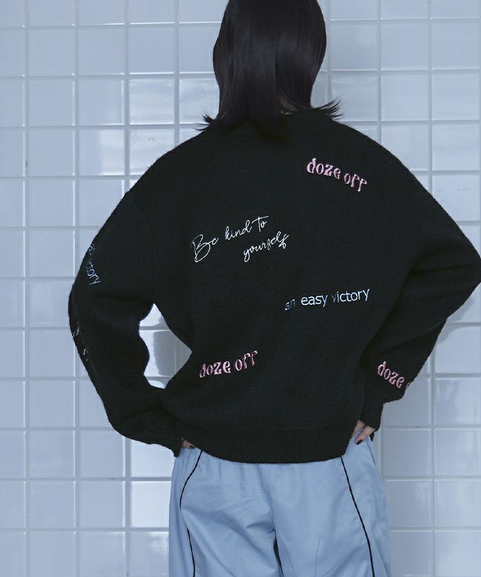 Miette. ページ アーガイルアシンメトリーカラーニット【miette ミエット】 | titivate