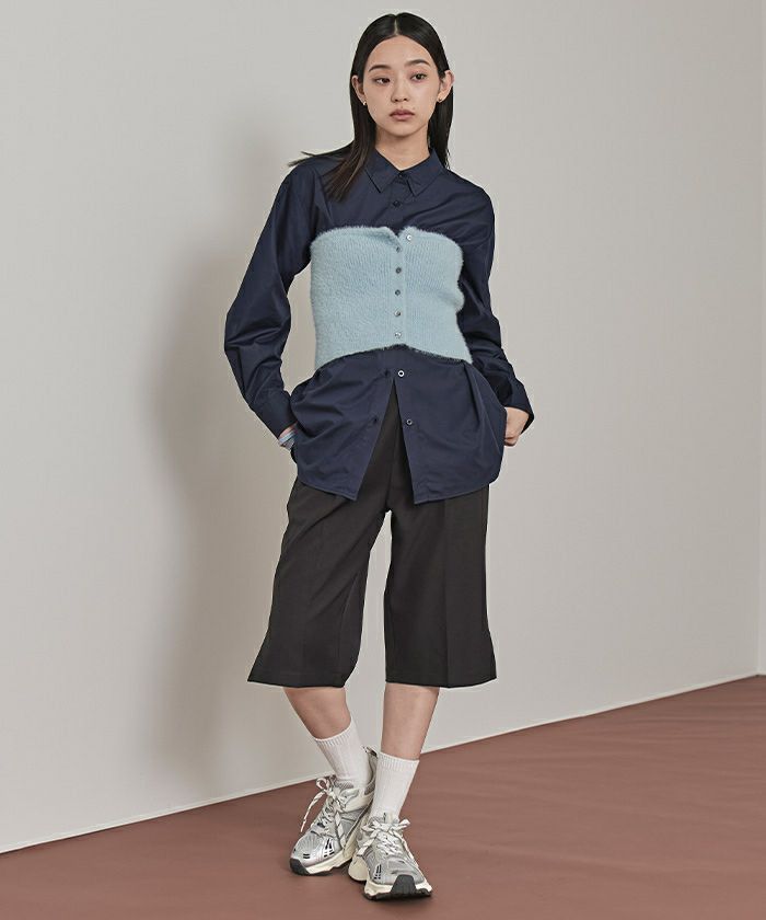 ニットベアビスチェセットシャツ【miette ミエット】 | titivate