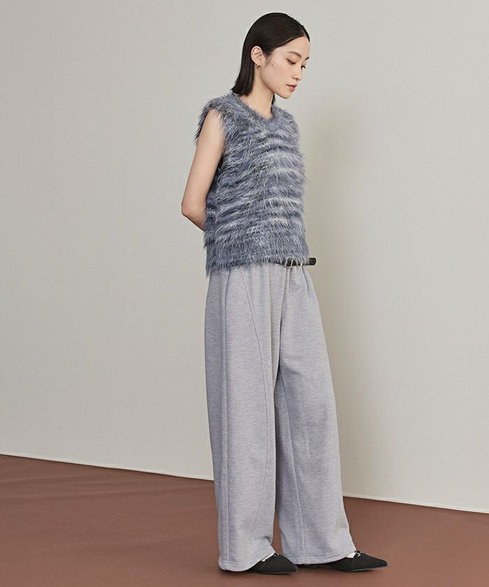 ベルト付きローライズスウェットパンツ【miette ミエット】 | titivate