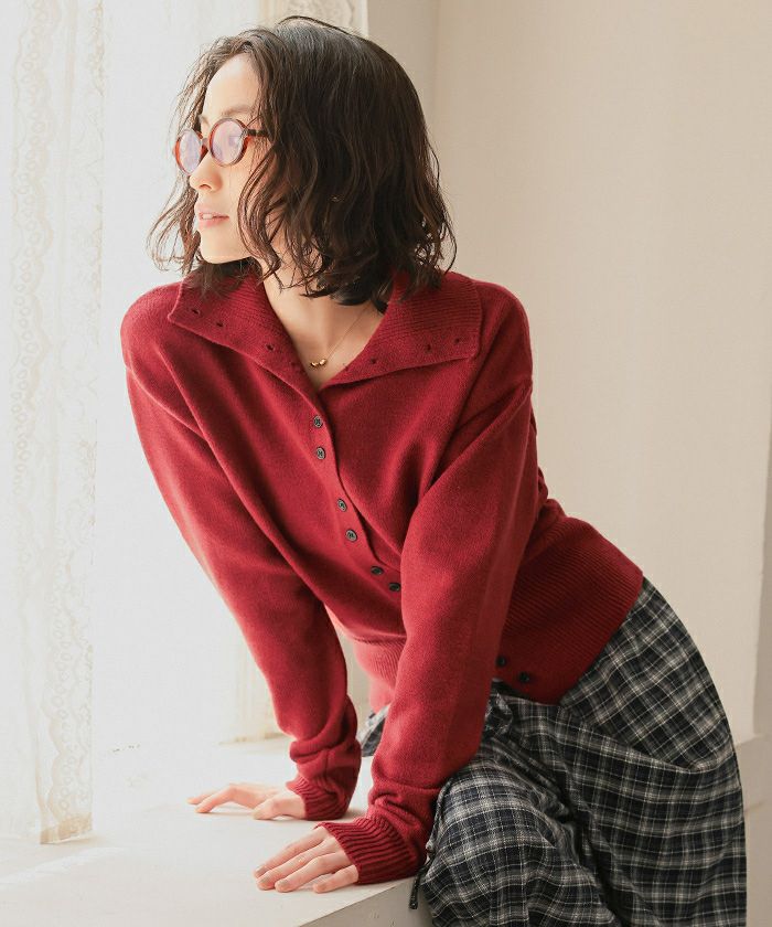 ダブルボタンカーディガン【miette ミエット】 | titivate