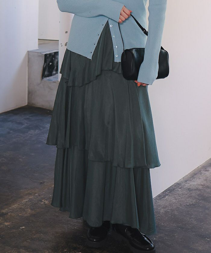 ランダムヘムティアードスカート | titivate