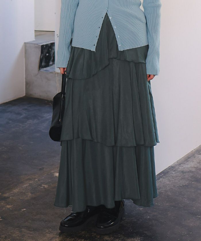 ランダムヘムティアードスカート | titivate