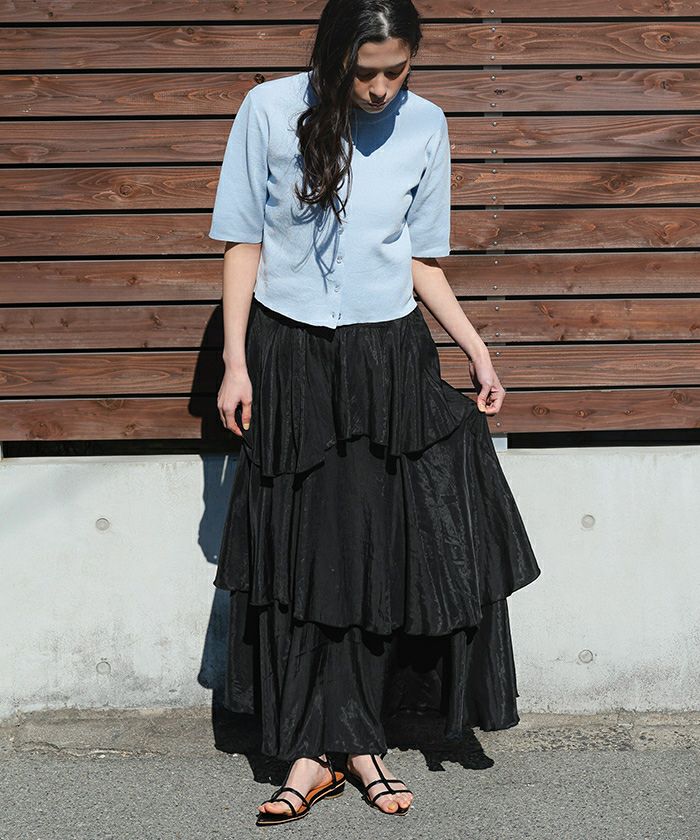 ランダムヘムティアードスカート | titivate