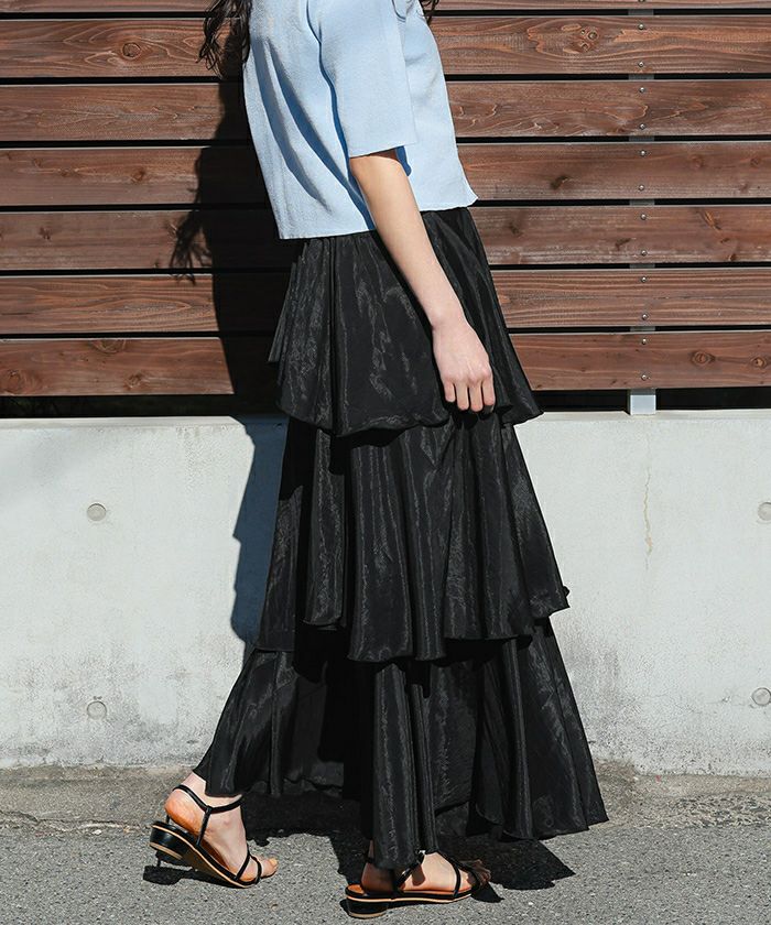 ランダムヘムティアードスカート | titivate