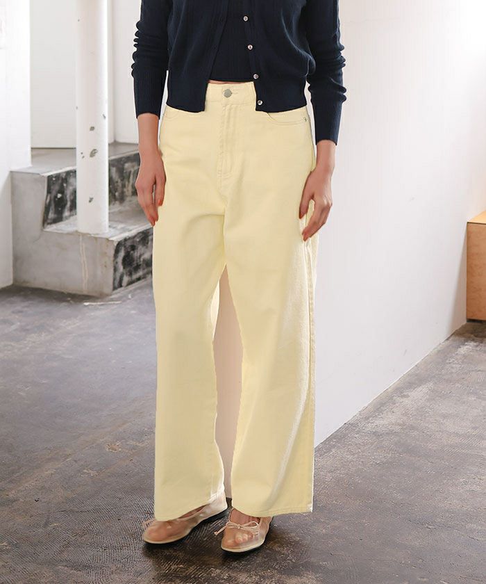 ストレートシルエットデニムパンツ | titivate