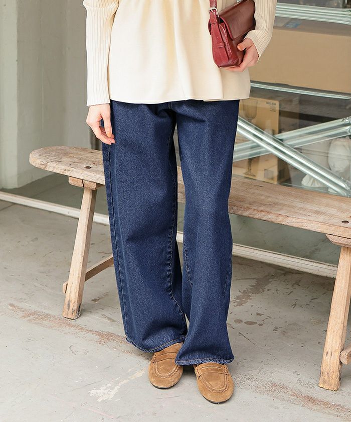 ちぃ様 ストレートシルエットデニムパンツ | titivate