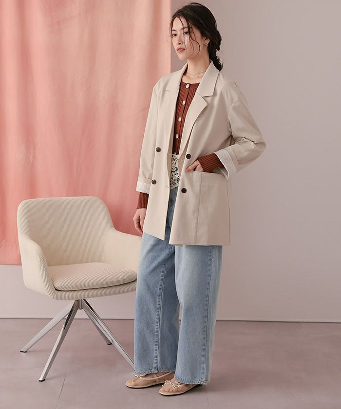 ストレートシルエットデニムパンツ | titivate