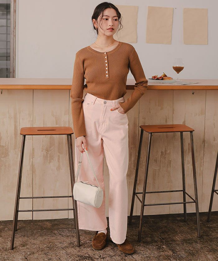 ストレートシルエットデニムパンツ | titivate