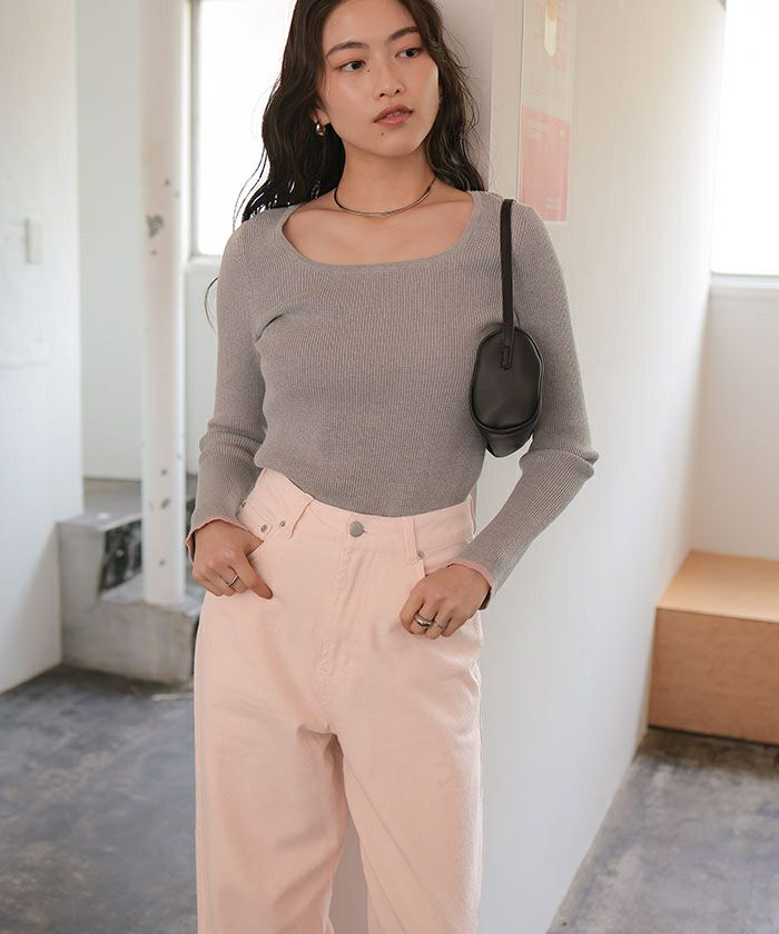 ストレートシルエットデニムパンツ | titivate