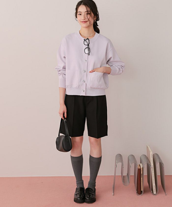 ゆてぃかさま確認ページ♡ デザイン釦ポケットニットカーディガン | titivate