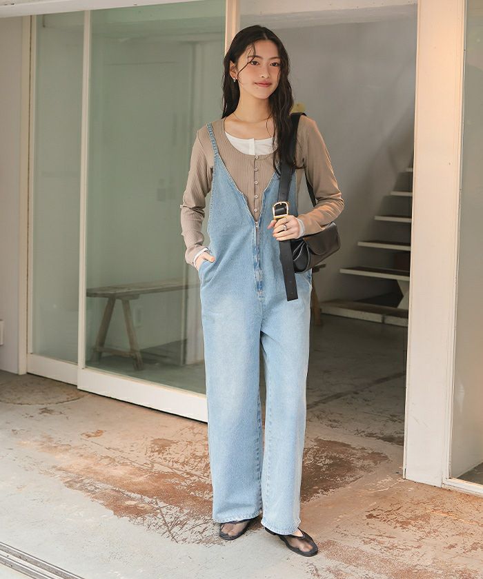 レイヤード風リブカットソートップス | titivate