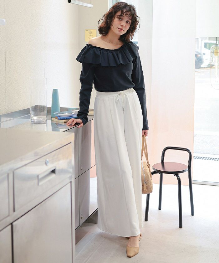 KNTS24ページ マルチwayフリルカットソートップス【メール便可／100】 | titivate