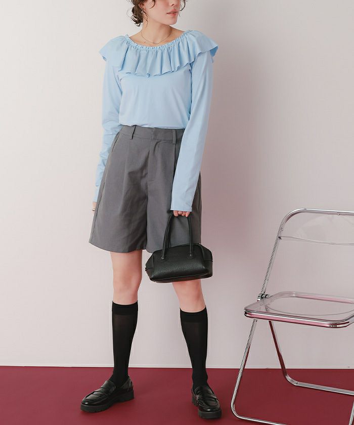 マルチwayフリルカットソートップス【メール便可／100】 | titivate