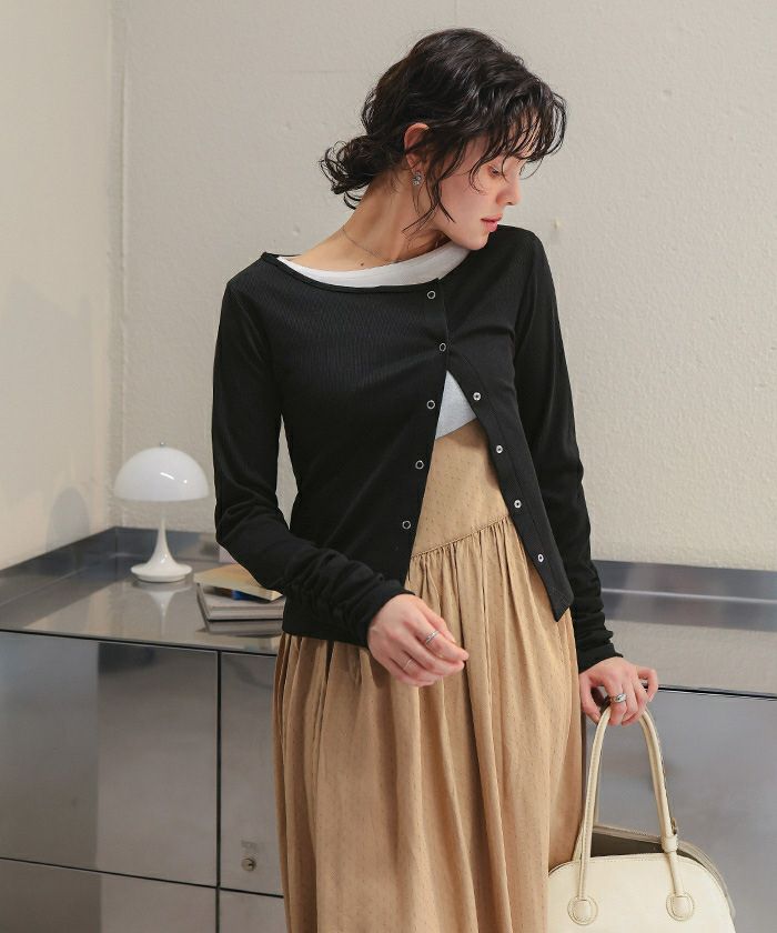 リングドットロングスリーブトップス | titivate