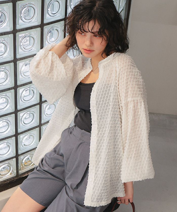 シアージャガードボリュームブラウス | titivate