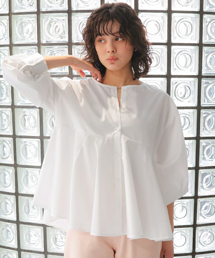 フレアシルエットシャツ | titivate