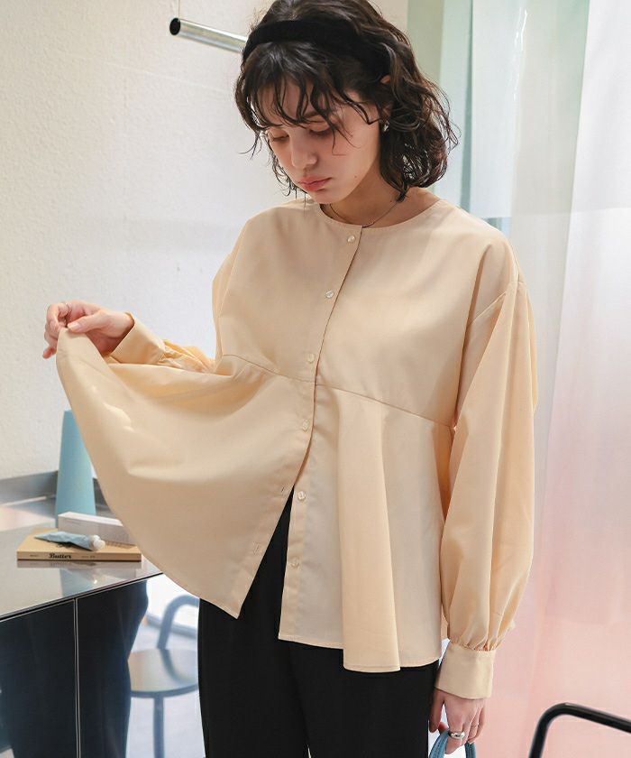 フレアシルエットシャツ | titivate