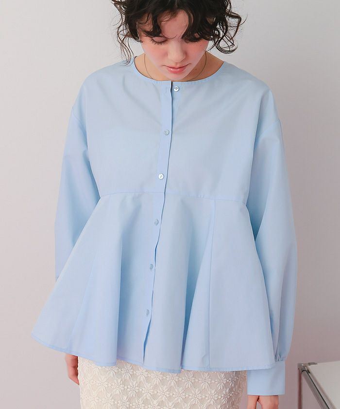 フレアシルエットシャツ | titivate