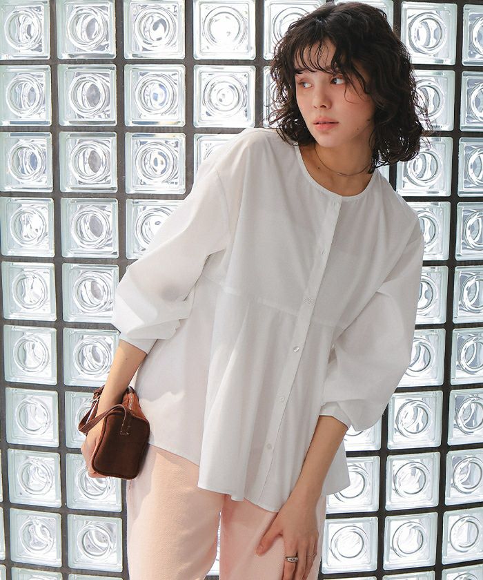 フレアシルエットシャツ | titivate