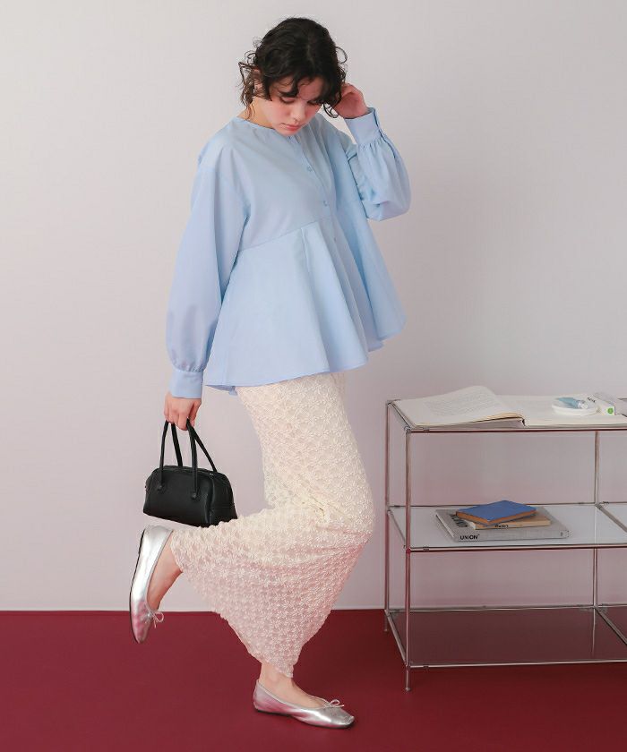 フレアシルエットシャツ | titivate