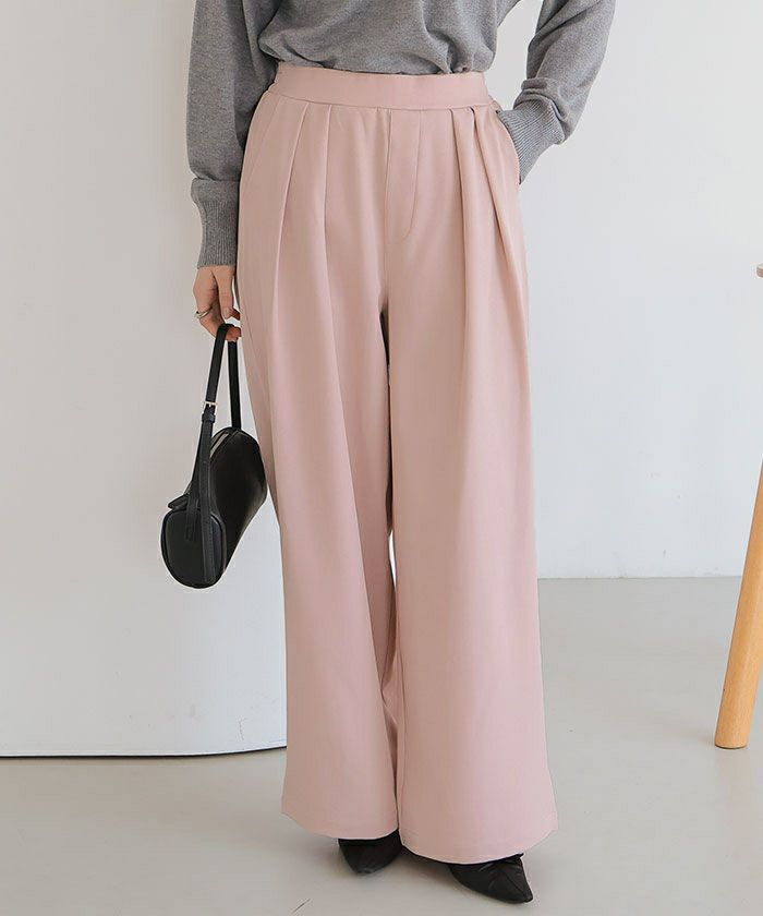 ツータックワイドイージーパンツ | titivate