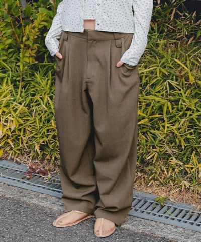 ローライズスラックスパンツ【miette ミエット】 | titivate