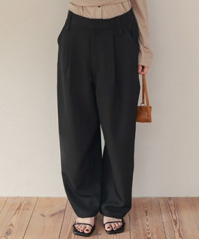 ローライズスラックスパンツ【miette ミエット】 | titivate