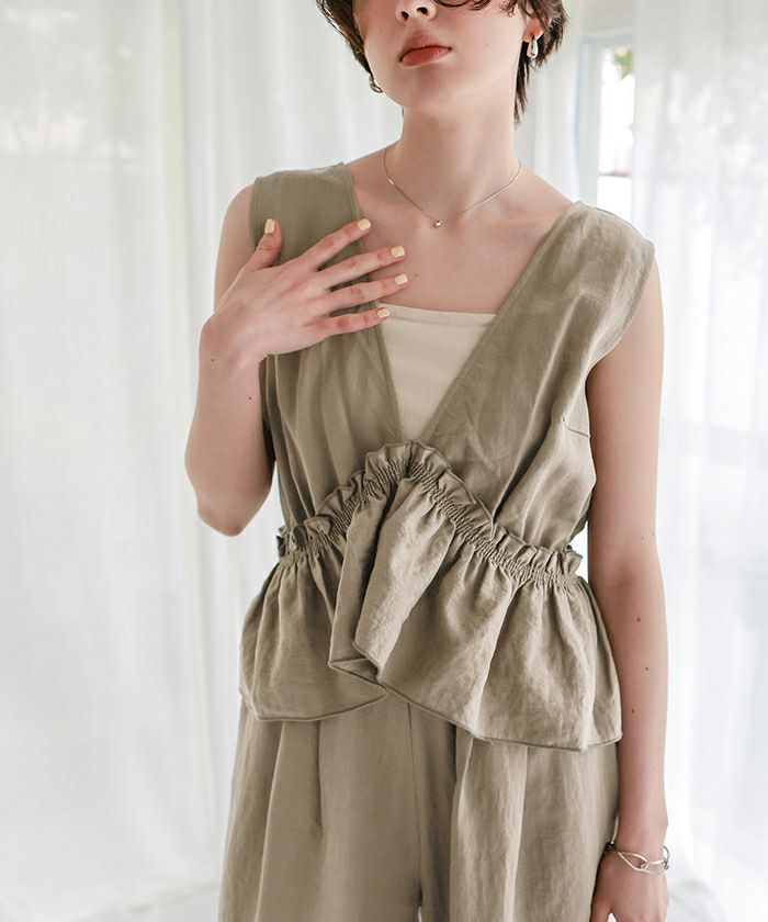 2wayフリルオールインワン | titivate