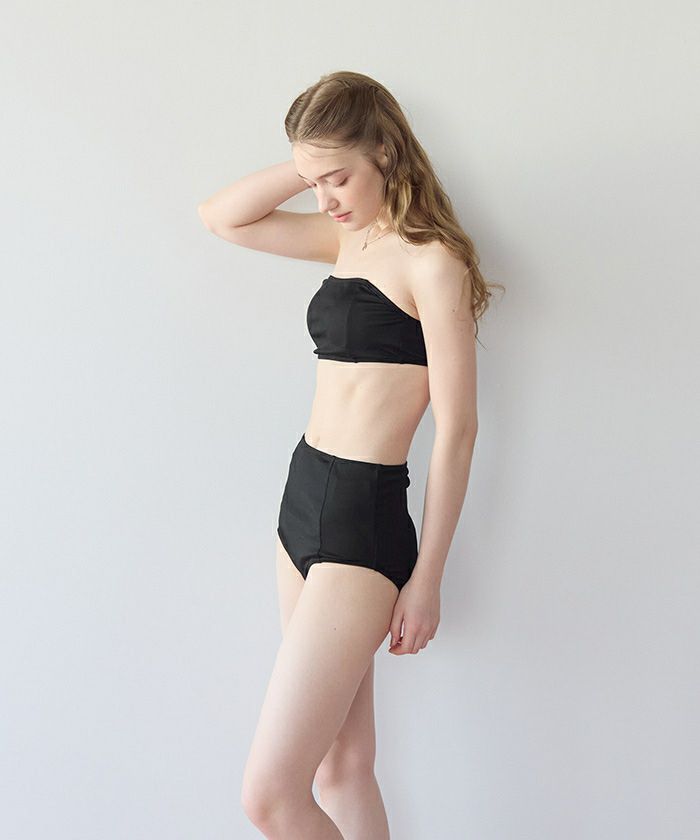 3点セット/クロシェホルターネックトップス×ビキニ/水着【SEADRESS