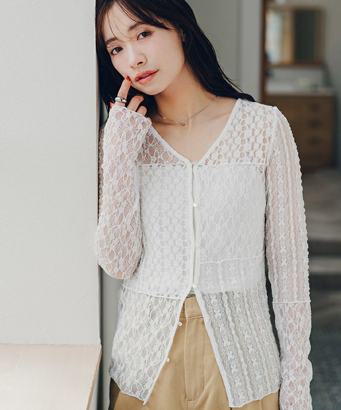 前後2way切替デザインレーストップス | titivate