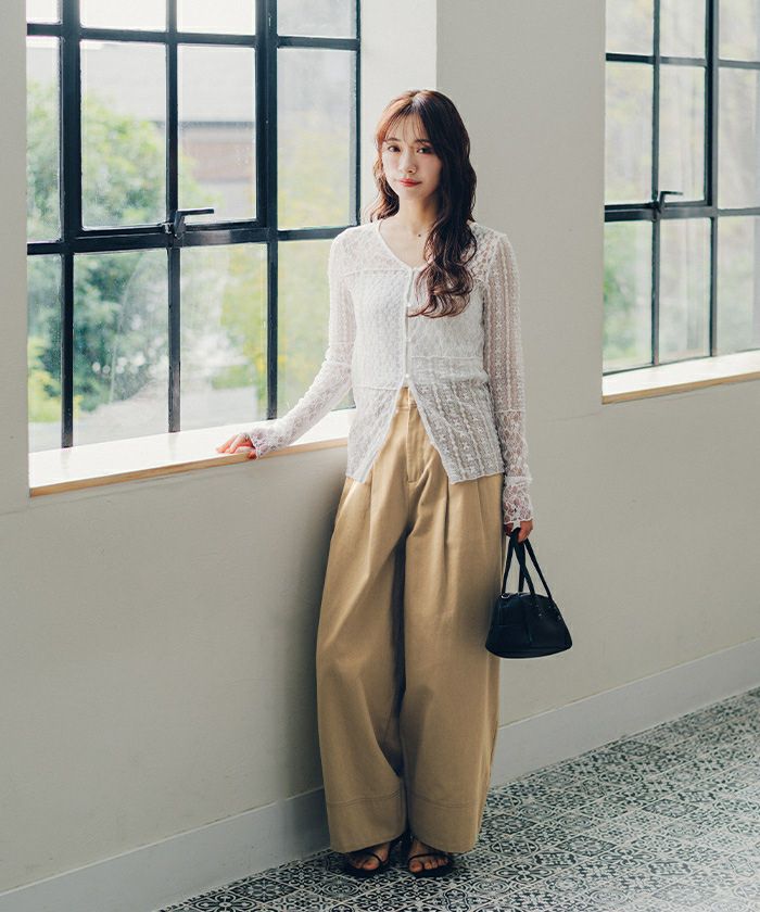 前後2way切替デザインレーストップス | titivate