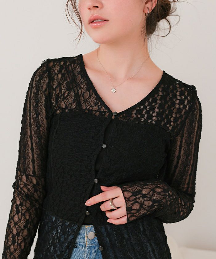 前後2way切替デザインレーストップス | titivate