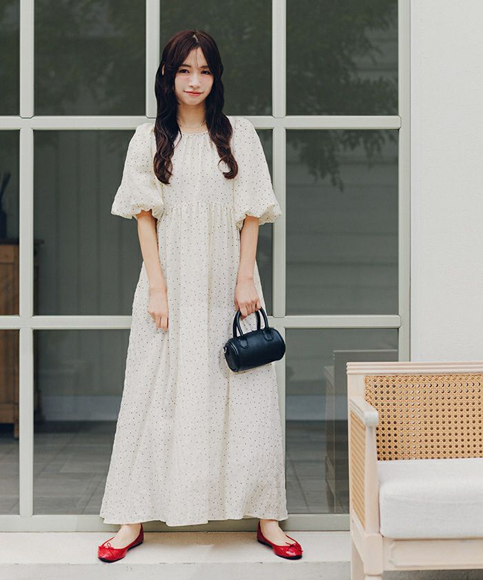 エアリーバックリボンワンピース | titivate