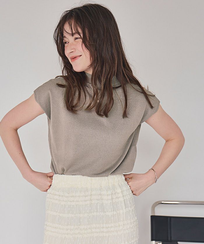 確認用☆ レディース ライトベージュ リブニット 楽天市場】パンツ《リブニットセミワイドパンツ 全8色 2サイズ