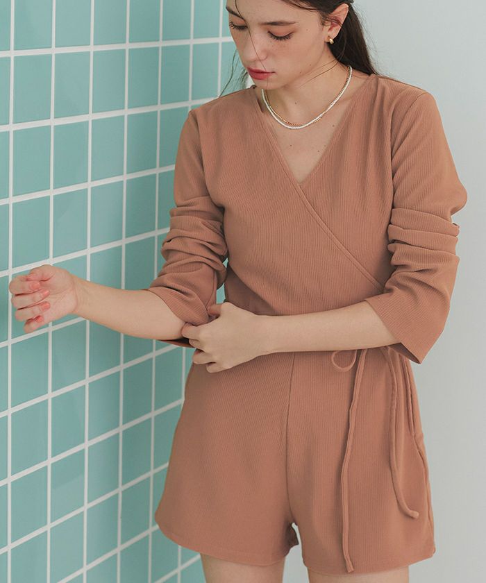 カシュクールオールインワン/ラッシュガード/水着【SEADRESS