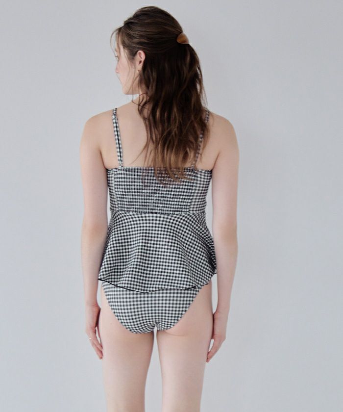 ペプラムフレアビスチェビキニ/水着【SEADRESS シードレス】【メール便