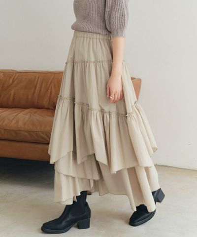 ランダムティアードスカート | titivate