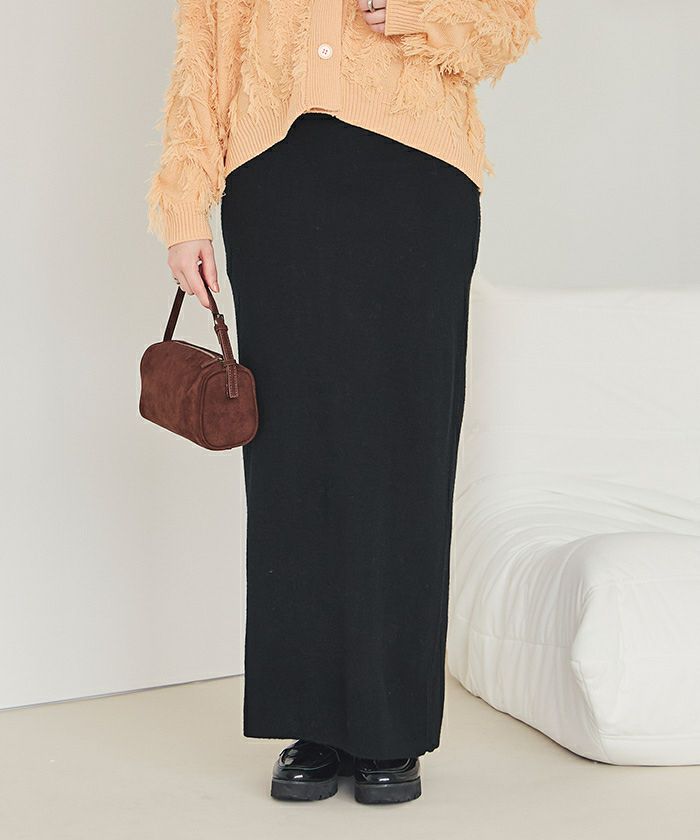 スリットタイトニットスカート | titivate